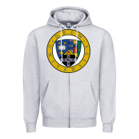 Heather Grey drew university Zipper Hoodie - artisFamous