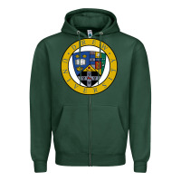 Sports Green drew university Zipper Hoodie - artisFamous