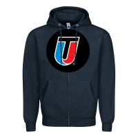 Navy Universal Technical Institute College Zipper Hoodie - artisFamous