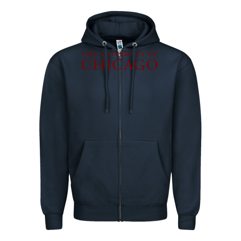 College Of Chicago Zipper Hoodie by artisFamous | Teevron