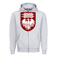 Heather Grey College of Chicago Zipper Hoodie - artisFamous