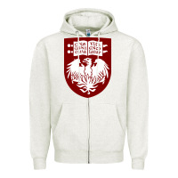 Oatmeal Heather College of Chicago Zipper Hoodie - artisFamous