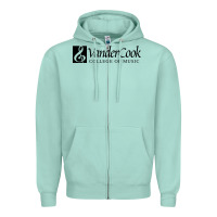 Seafoam Vandercook College of Music Zipper Hoodie - artisFamous