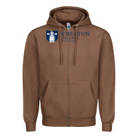 Chestnut Wheaton College (Illinois) Zipper Hoodie - artisFamous