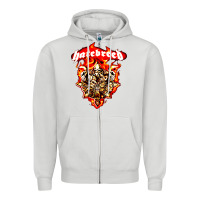Dove Grey hatebreed 3 Zipper Hoodie - artisFamous