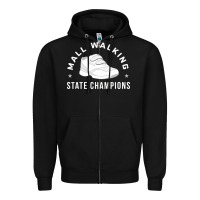Black funny mall walking state champions Zipper Hoodie - artisFamous