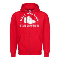 Red funny mall walking state champions Zipper Hoodie - artisFamous
