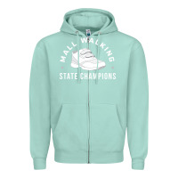 Seafoam funny mall walking state champions Zipper Hoodie - artisFamous