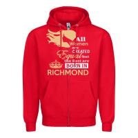 Red women are born in richmond Zipper Hoodie - artisFamous