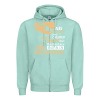Seafoam women are born in richmond Zipper Hoodie - artisFamous