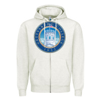 Oatmeal Heather gettysburg college Zipper Hoodie - artisFamous