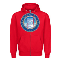 Red gettysburg college Zipper Hoodie - artisFamous
