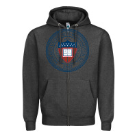 Charcoal Heather howard university Zipper Hoodie - artisFamous