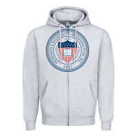 Heather Grey howard university Zipper Hoodie - artisFamous