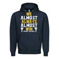 Navy vikings we almost always almost win   funny sports Zipper Hoodie - artisFamous
