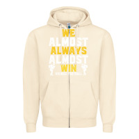 Sandshell vikings we almost always almost win   funny sports Zipper Hoodie - artisFamous