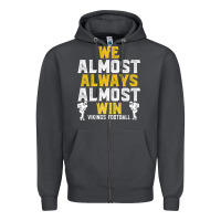 Smoke vikings we almost always almost win   funny sports Zipper Hoodie - artisFamous