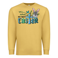Antique Gold My First Easter Bunny Boy Premium Sweatshirt - RanaPortraitStore