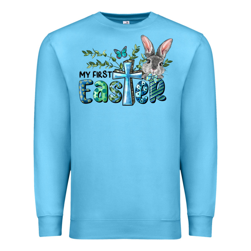My First Easter Bunny Boy Premium Sweatshirt by RanaPortraitStore | Teevron