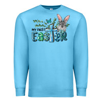 Ocean Blue My First Easter Bunny Boy Premium Sweatshirt - RanaPortraitStore