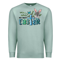Seafoam My First Easter Bunny Boy Premium Sweatshirt - RanaPortraitStore