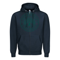 Navy jacksonville university Zipper Hoodie - artisFamous