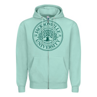 Seafoam jacksonville university Zipper Hoodie - artisFamous