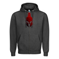 Charcoal Heather Spartan Zipper Hoodie - artisFamous