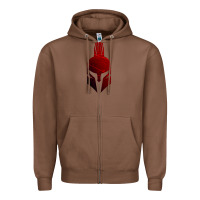 Chestnut Spartan Zipper Hoodie - artisFamous
