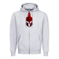 Heather Grey Spartan Zipper Hoodie - artisFamous