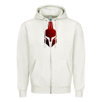 Oatmeal Heather Spartan Zipper Hoodie - artisFamous