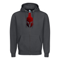 Smoke Spartan Zipper Hoodie - artisFamous