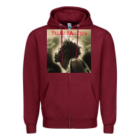Burgundy buju banton til shiloh Zipper Hoodie - artisFamous