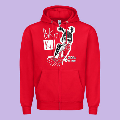 Bikini Kill Zipper Hoodie Designed By Artisfamous