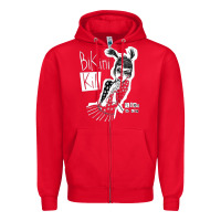 Red bikini kill Zipper Hoodie - artisFamous