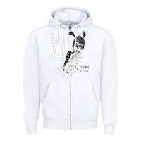 White bikini kill Zipper Hoodie - artisFamous