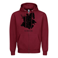 Burgundy these arms are snakes Zipper Hoodie - artisFamous