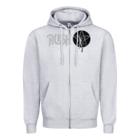 Heather Grey rush new Zipper Hoodie - artisFamous