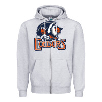 Heather Grey Condors, The Bakersfield Zipper Hoodie - artisFamous