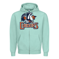 Seafoam Condors, The Bakersfield Zipper Hoodie - artisFamous