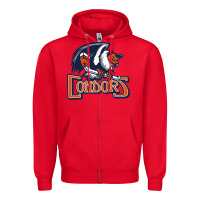 Red Condors, The Bakersfield Zipper Hoodie - artisFamous