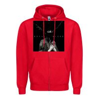 Red royal blood Zipper Hoodie - artisFamous