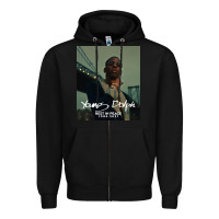 Black Rest in Peace Young Dolph Zipper Hoodie - artisFamous