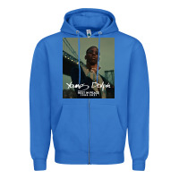 True Royal Rest in Peace Young Dolph Zipper Hoodie - artisFamous