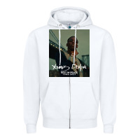 White Rest in Peace Young Dolph Zipper Hoodie - artisFamous