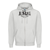 Dove Grey Rest in Peace Young Dolph Zipper Hoodie - artisFamous