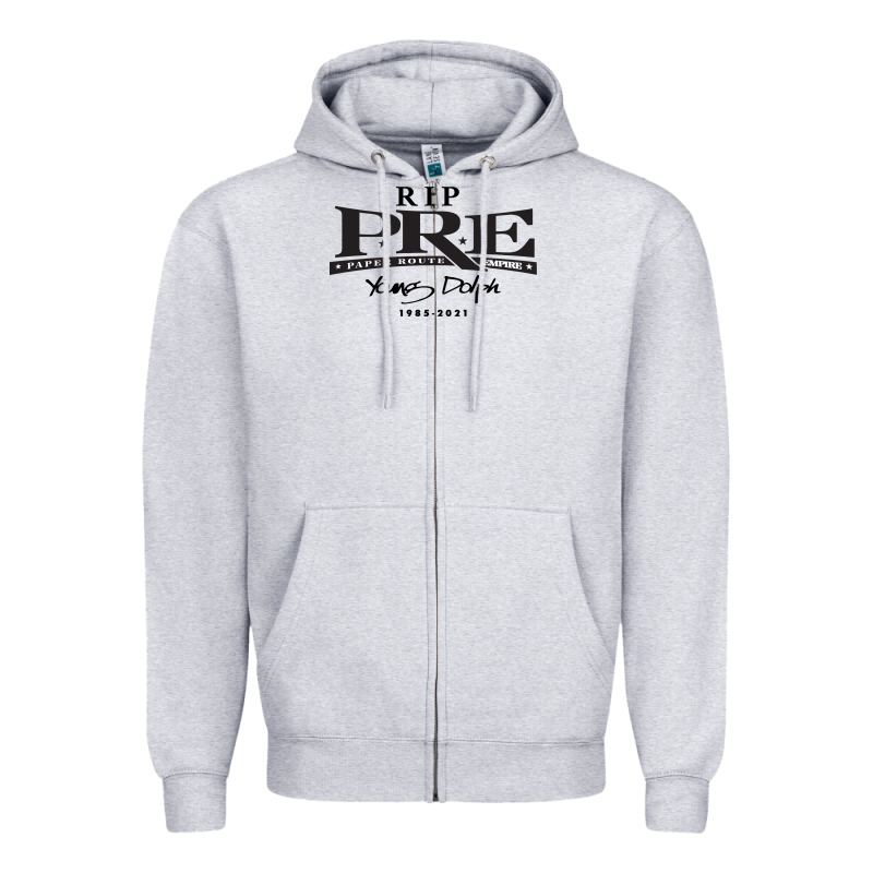 Rest In Peace Young Dolph Zipper Hoodie by artisFamous | Teevron