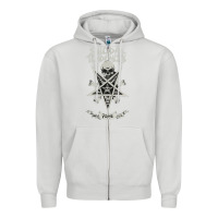 Dove Grey suicidal tendencies Zipper Hoodie - artisFamous