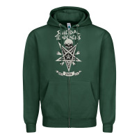 Sports Green suicidal tendencies Zipper Hoodie - artisFamous