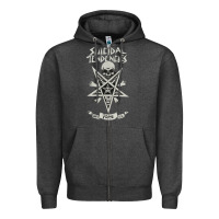Charcoal Heather suicidal tendencies Zipper Hoodie - artisFamous